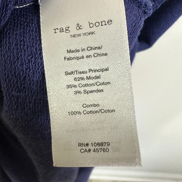 Rag & Bone Navy Blue Phoenix Vee midi Dress Women’s XXS - Picture 4 of 9